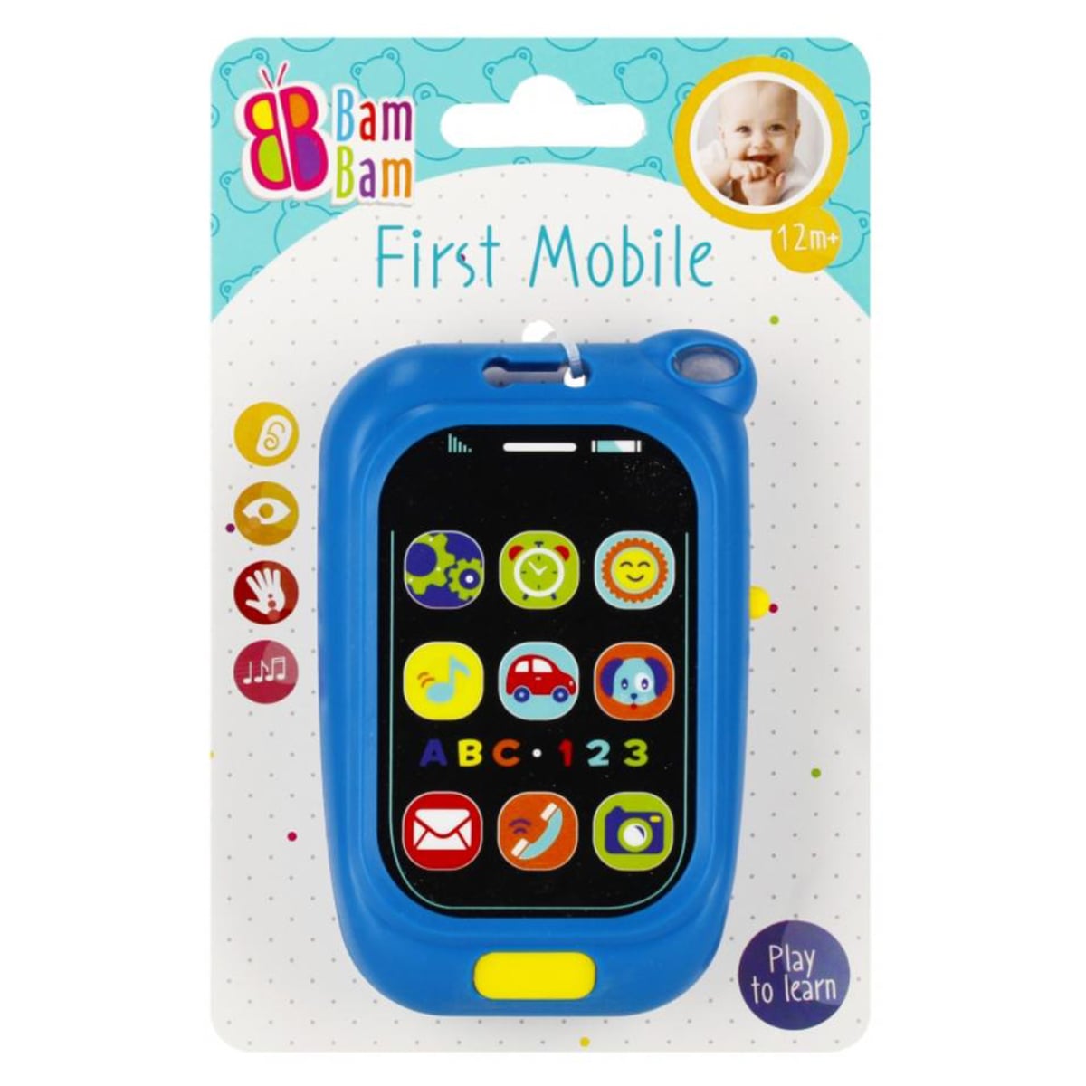 BamBam Telefon mobil cu sunete, Albastru