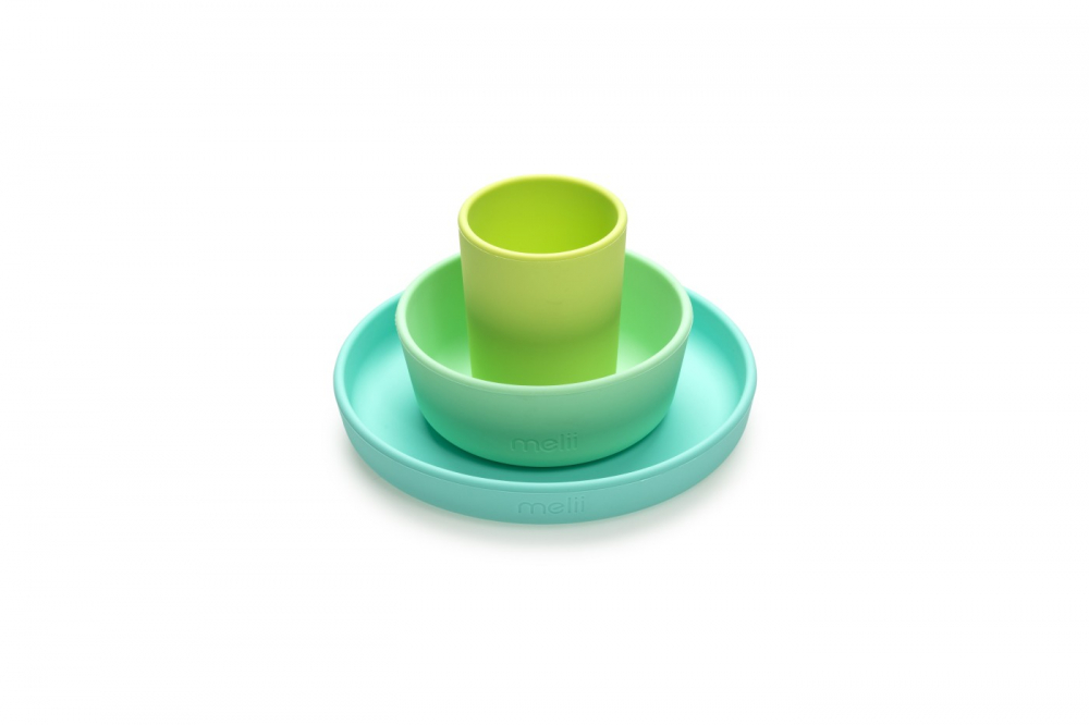 Set 3 Recipiente Melii Silicon Hrana Bebe - imagine 7
