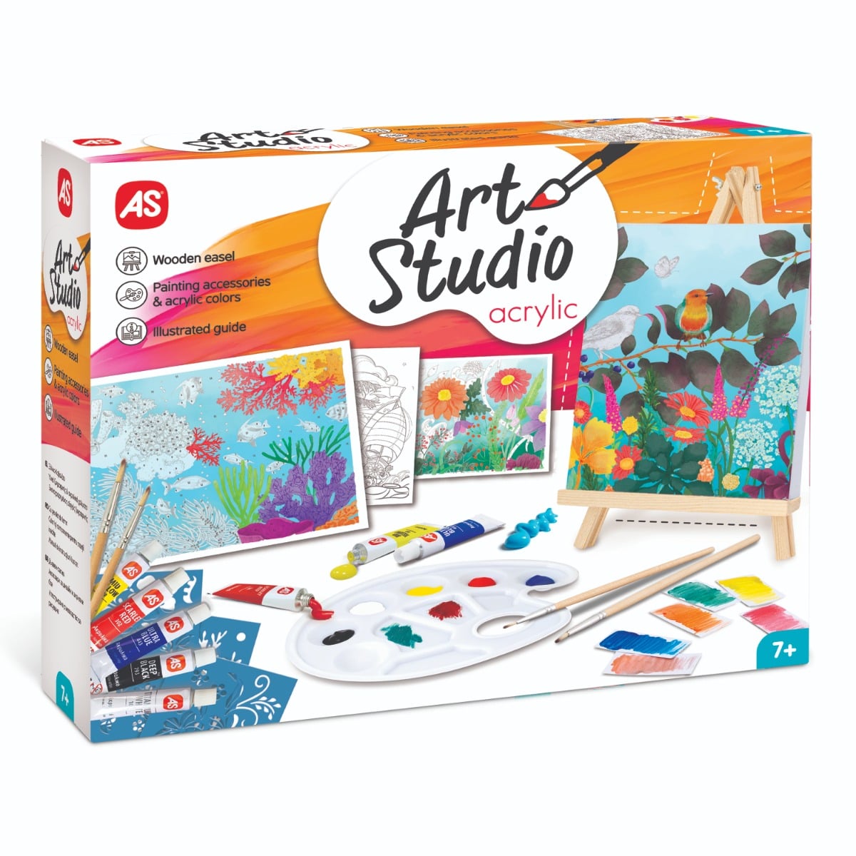 Set Pictura Acrylic Art Studio cu Sevalet