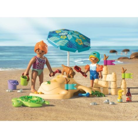 Playmobil Jucarie Plaja Familie - Distractie Creativa - imagine 4