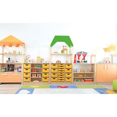 Dulap D cu rafturi si plinta Moje Bambino - imagine 10