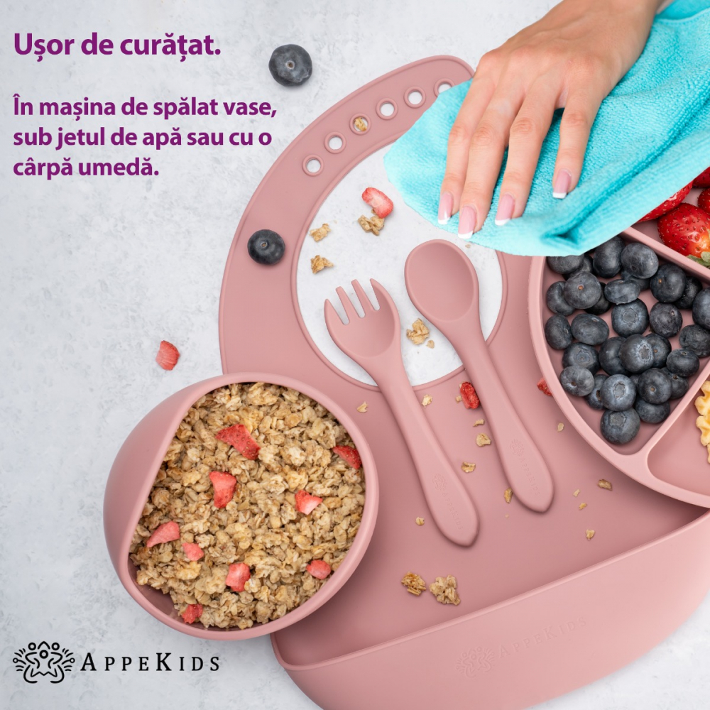 Set Diversificare AppeKids 5 Piese, Old Rose - imagine 4