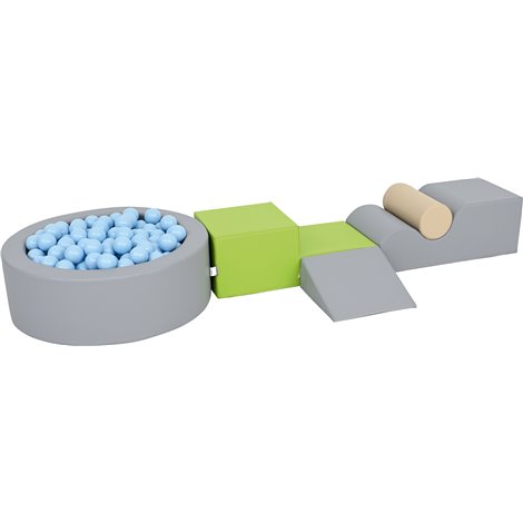 Set Motricitate Blue Moje Bambino Piscină Bile - imagine 3