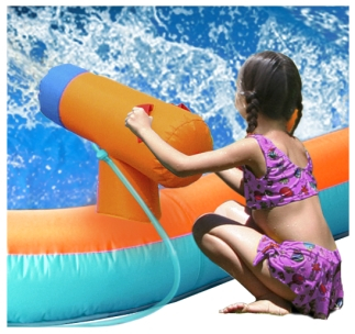 Saltea Gonflabilă cu Piscină Happy Hop - Tun Apă