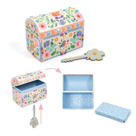 Joc Creativ DIY Cufar Fermecat Djeco | Decorativ - imagine 4