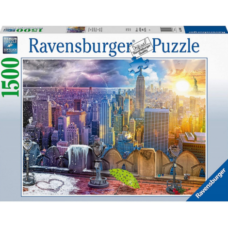 Puzzle 1500 piese 4 Anotimpuri New York Ravensburger