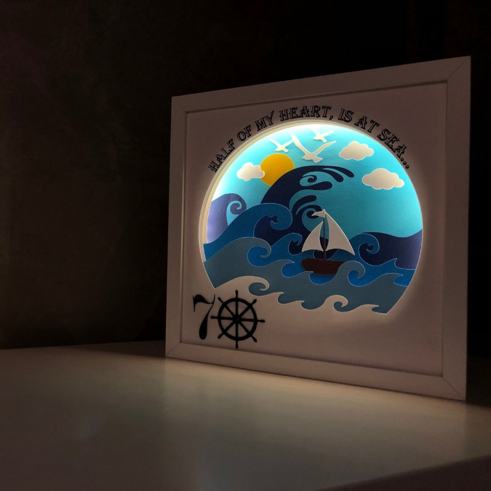 Tablou Luminos Marinar 001 | Noorhandmadeatelier