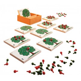 Joc educativ numarat Arbori cu mere - Toys for Life
