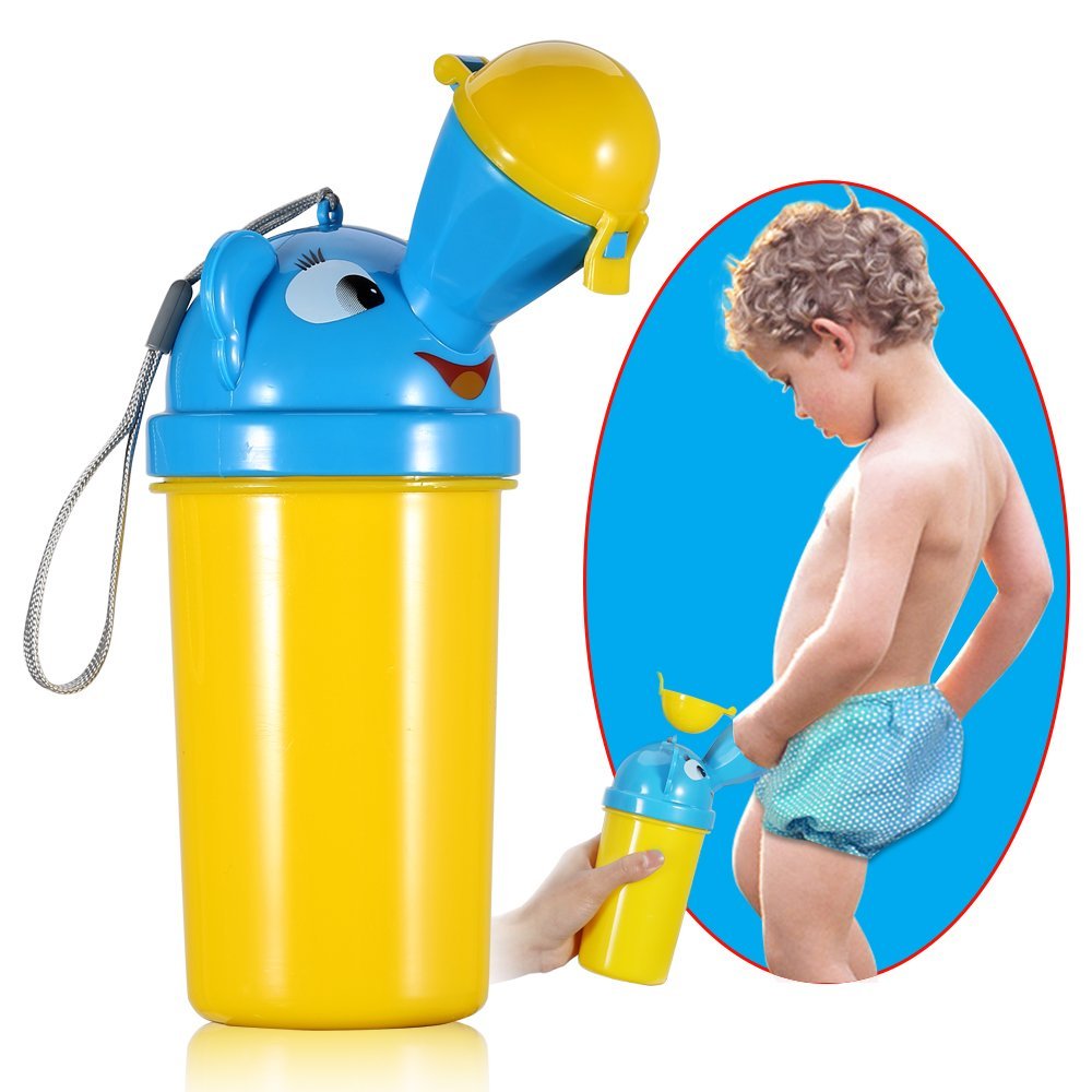 Pisoar Little Mom Trainer Portabil, Galben