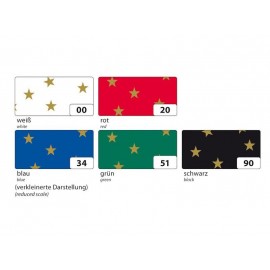 Carton cu Stele Aurii Folia Paper | Set 10 Coli - imagine 2