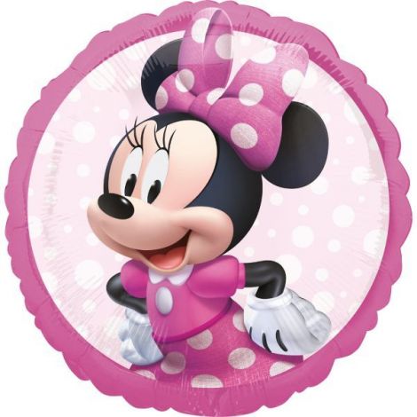 Balon Minnie Roz Amscan 45cm - Decor Petreceri