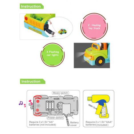 Camion Mecanic Hola cu Lumini Sunete - imagine 5