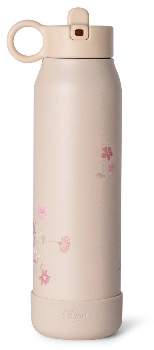 Sticlă termos Citron Flori, 350 ml