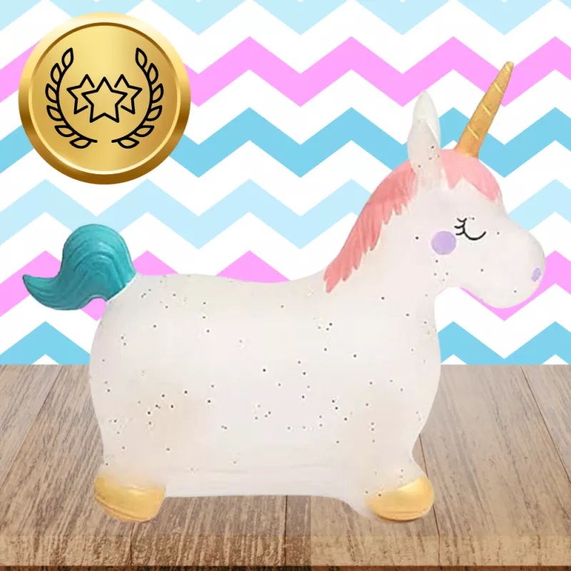 Jumper Unicorn NiceKids cu pompă | Jucărie exterior - imagine 9