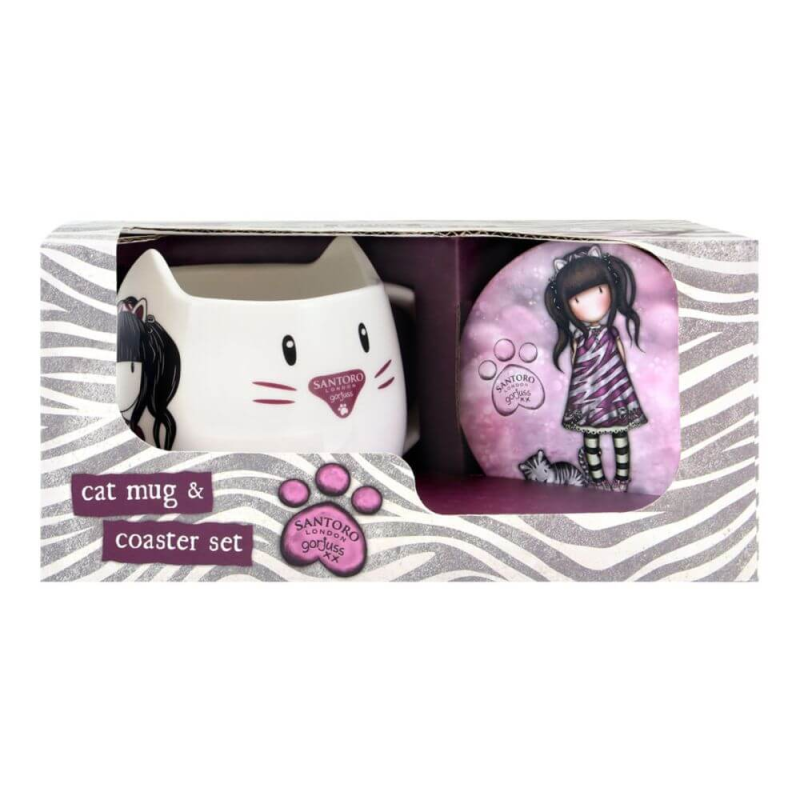 Set Cadou Cană și Suport Gorjuss Ruby Wild