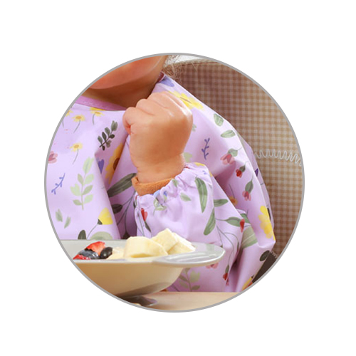 Baveta Babyono cu mânecă lungă Model Grădină - imagine 5
