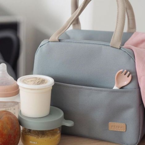 Geanta Izoterma Beaba Frosty Green - Mese Perfecte - imagine 4