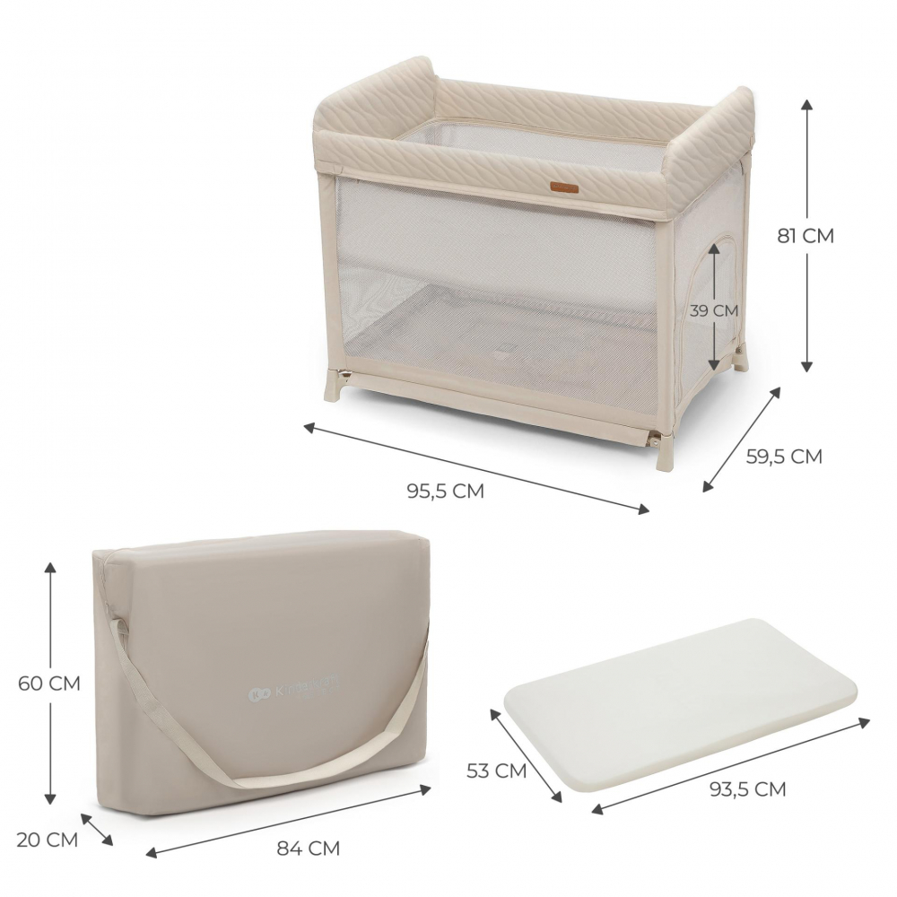 Patut Pliabil Kinderkraft Moon Dream - Calatorii Facile - imagine 2