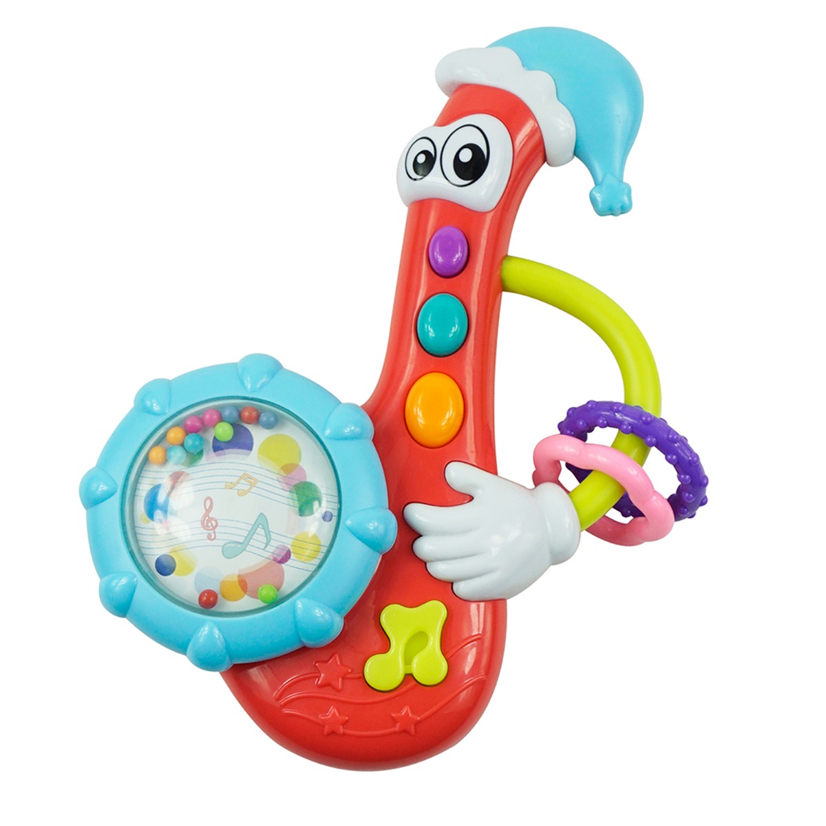 Saxofon Minibo cu Lumini și Sunete, Jucărie Interactivă