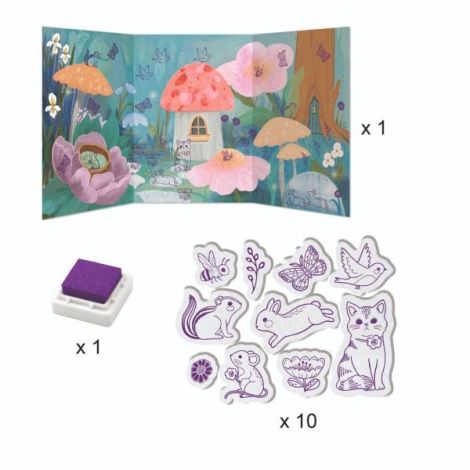 Atelier creativ Djeco 6-în-1 Animalute - imagine 5