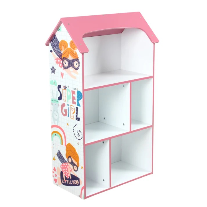Organizator Ginger Home Casuta Lemn 5 Compartimente - imagine 7