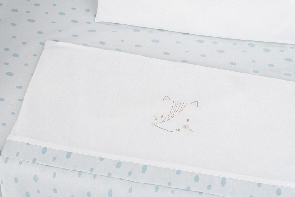 Set Lenjerie Patut Kikkaboo Little Fox 5 Piese