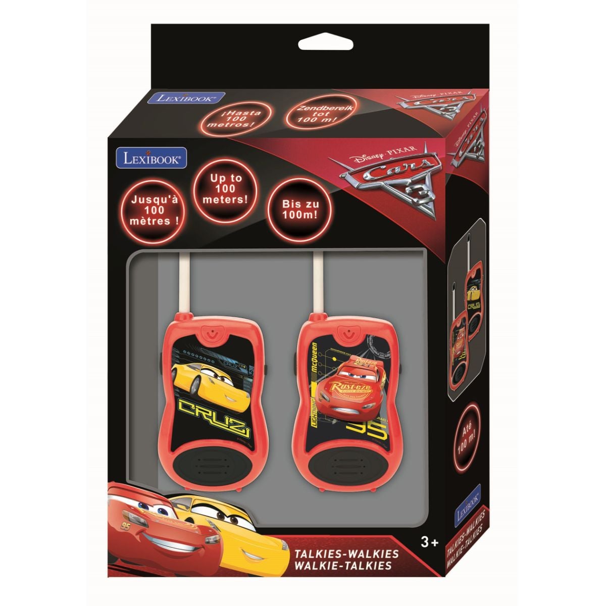 Set Walkie Talkies Disney Cars, 120 m