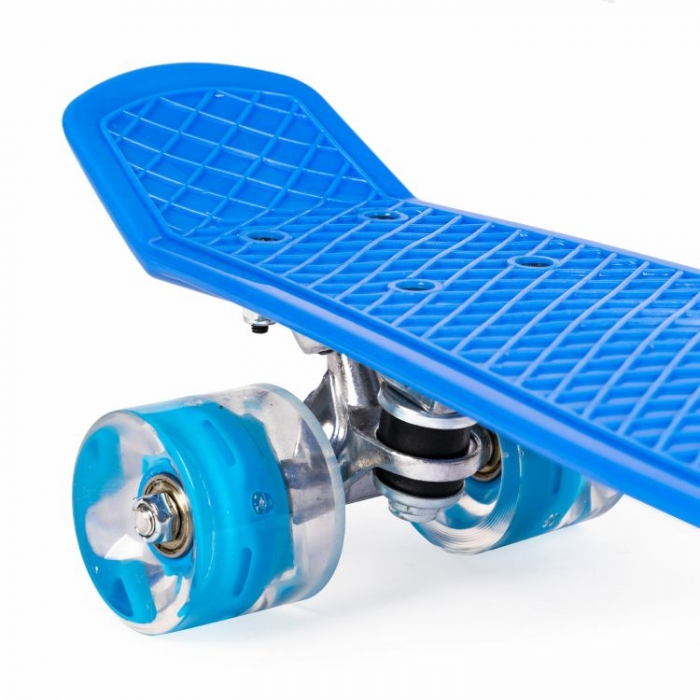 Penny Board Ecotoys LED Albastru pentru Copii - imagine 6