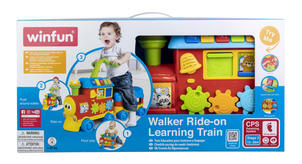 Winfun Trenulet Antemergator Educativ 12m+