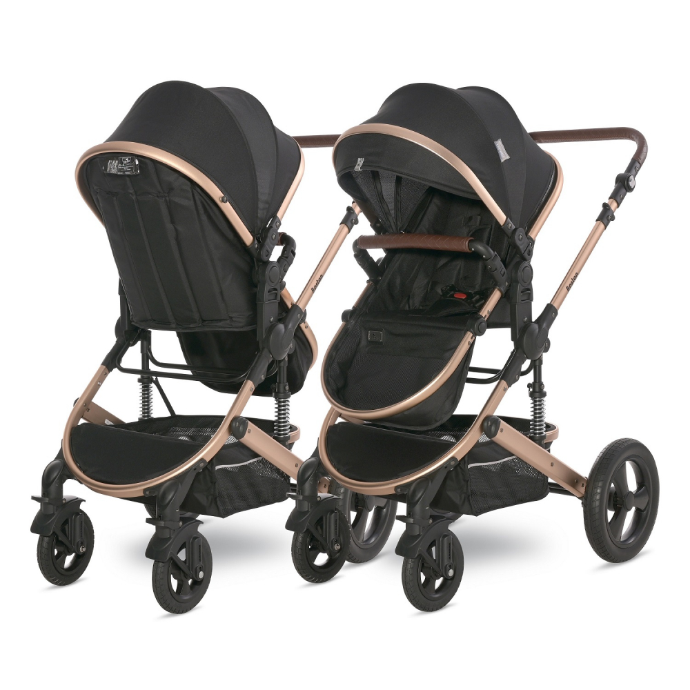 Carucior Transformabil Lorelli Boston Black, Pana la 22 kg - imagine 3