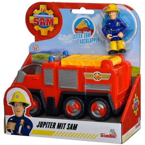 Simba Fireman Sam Jupiter Masina Pompieri + Figurina - imagine 4