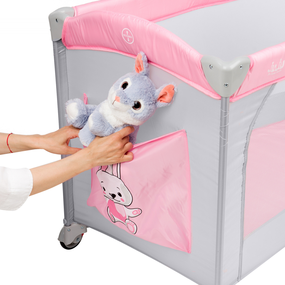 Patut Juju Sleepy Baby Pliabil Hunny Bunny - imagine 7