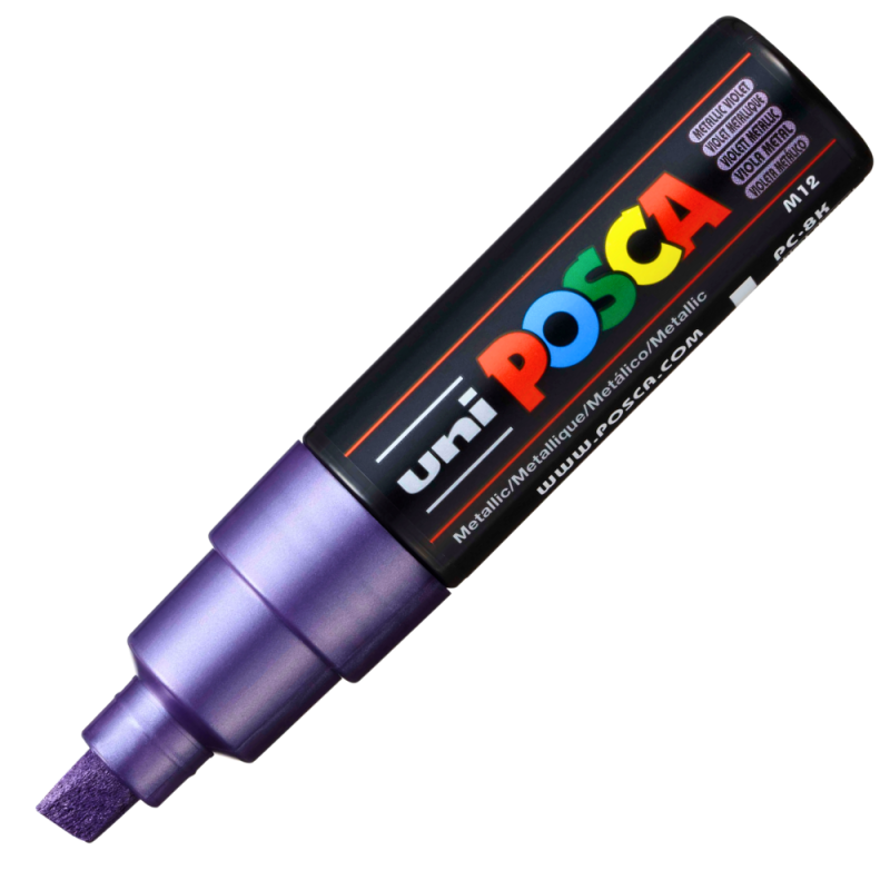 Marker Posca PC-8K Violet Metalizat 8mm