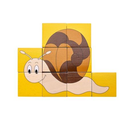 Puzzle Woodyland Animale Colorate - 6 în 1 - imagine 5