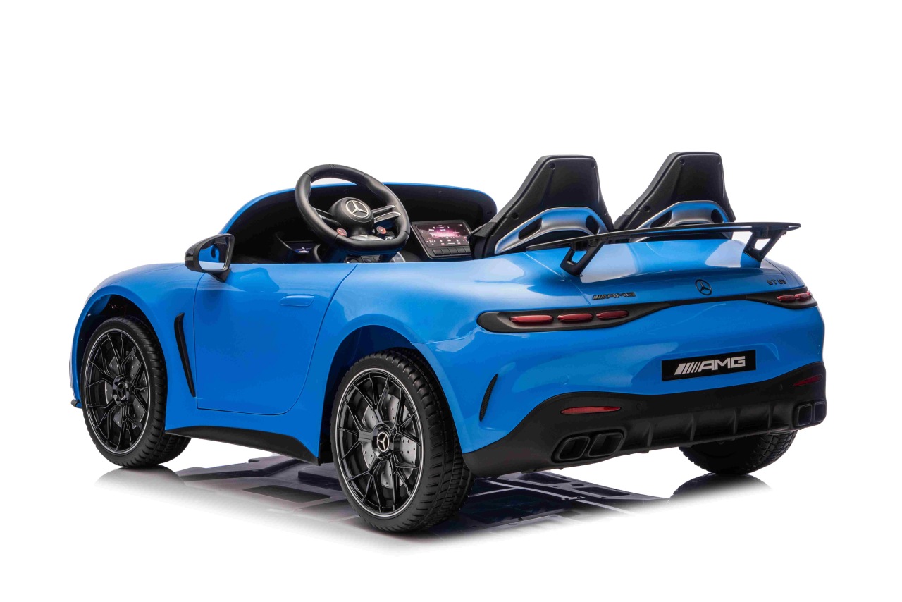 Masinuta electrica pentru copii 3-10 ani cu 2 locuri, Mercedes AMG GT63 NOU XXL 24V 800W 4x4 Albastru - Autokids.ro - imagine 9