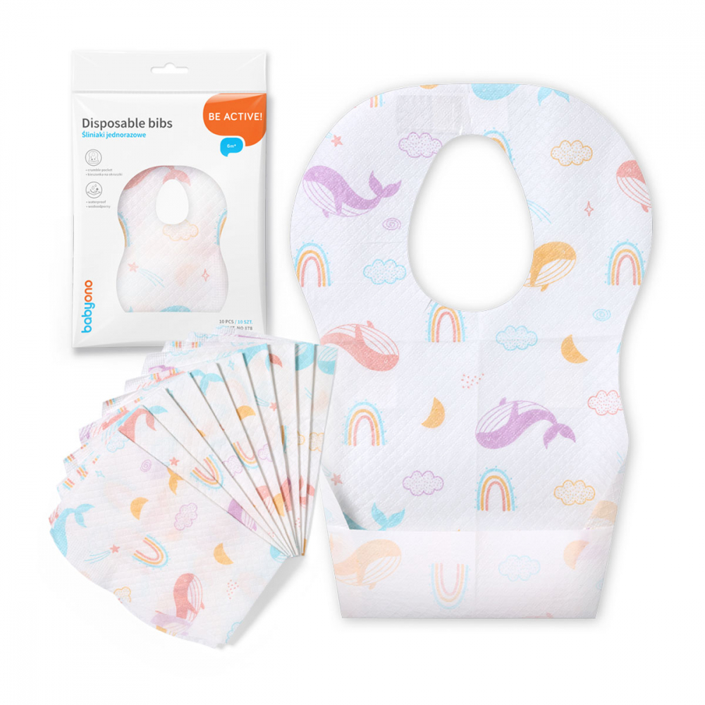 Set 10 bavete Babyono de unică folosință - imagine 7