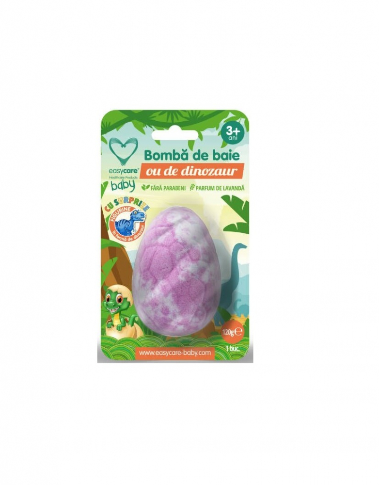 Bomba Baie Easycare Baby Dinozaur Lavandă