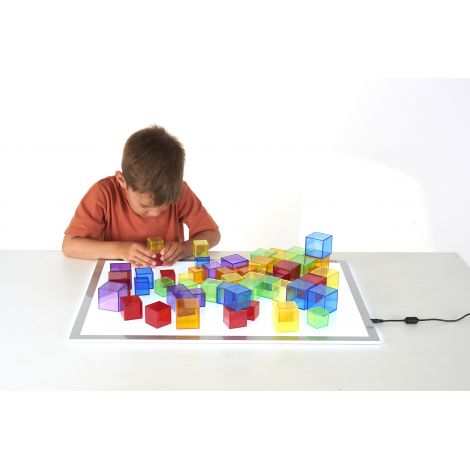 Set 54 Cuburi Translucide Tickit pentru Dezvoltare - imagine 2