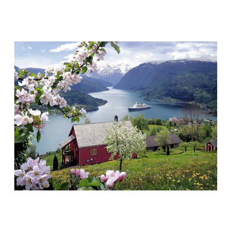 Puzzle Peisaj Montan 500 piese Ravensburger - imagine 2