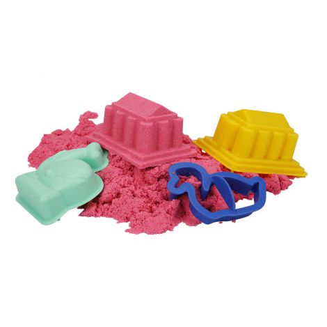 Nisip Kinetic Fun Sand 350g Roz + 3 Unelte Crafy - imagine 4