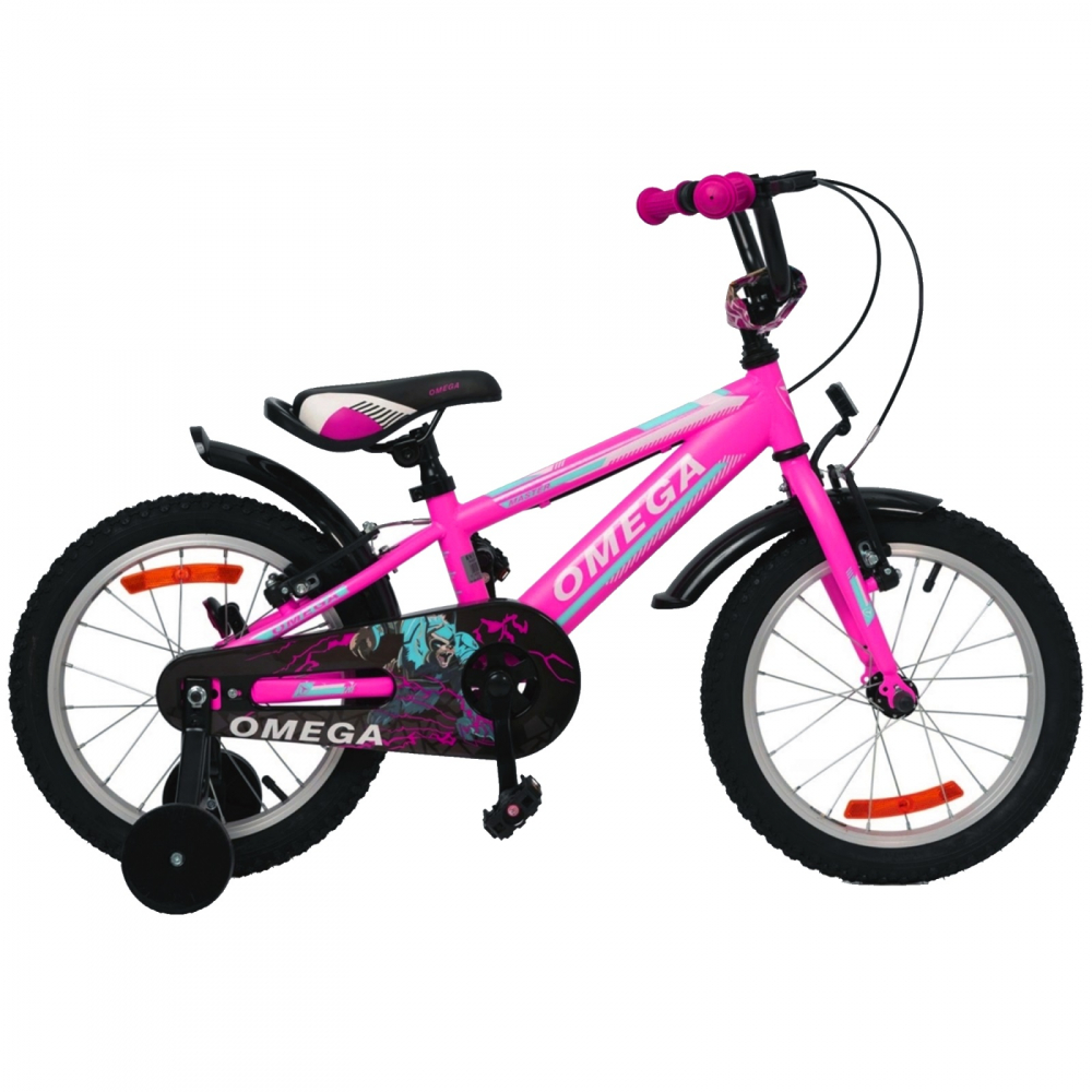 Bicicleta Omega Master 16" Roz, 4-6 Ani - imagine 6