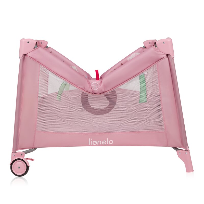 Tarc Lionelo Mille Plus Roz - Pliabil cu Saltea - imagine 2