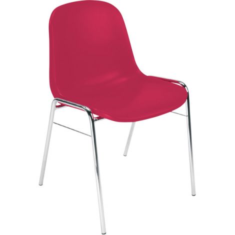 Scaun Beta Chrome Rosu Moje Bambino | Rezistent