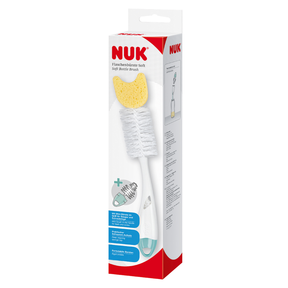 Perie Nuk 2 în 1 pentru Biberoane și Tetine