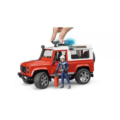 Bruder Masina de Pompieri Land Rover Defender - imagine 4