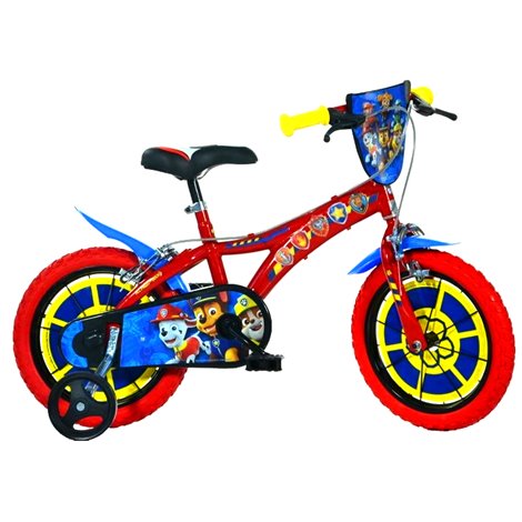 Bicicleta Paw Patrol 14" Dino Bikes pentru copii