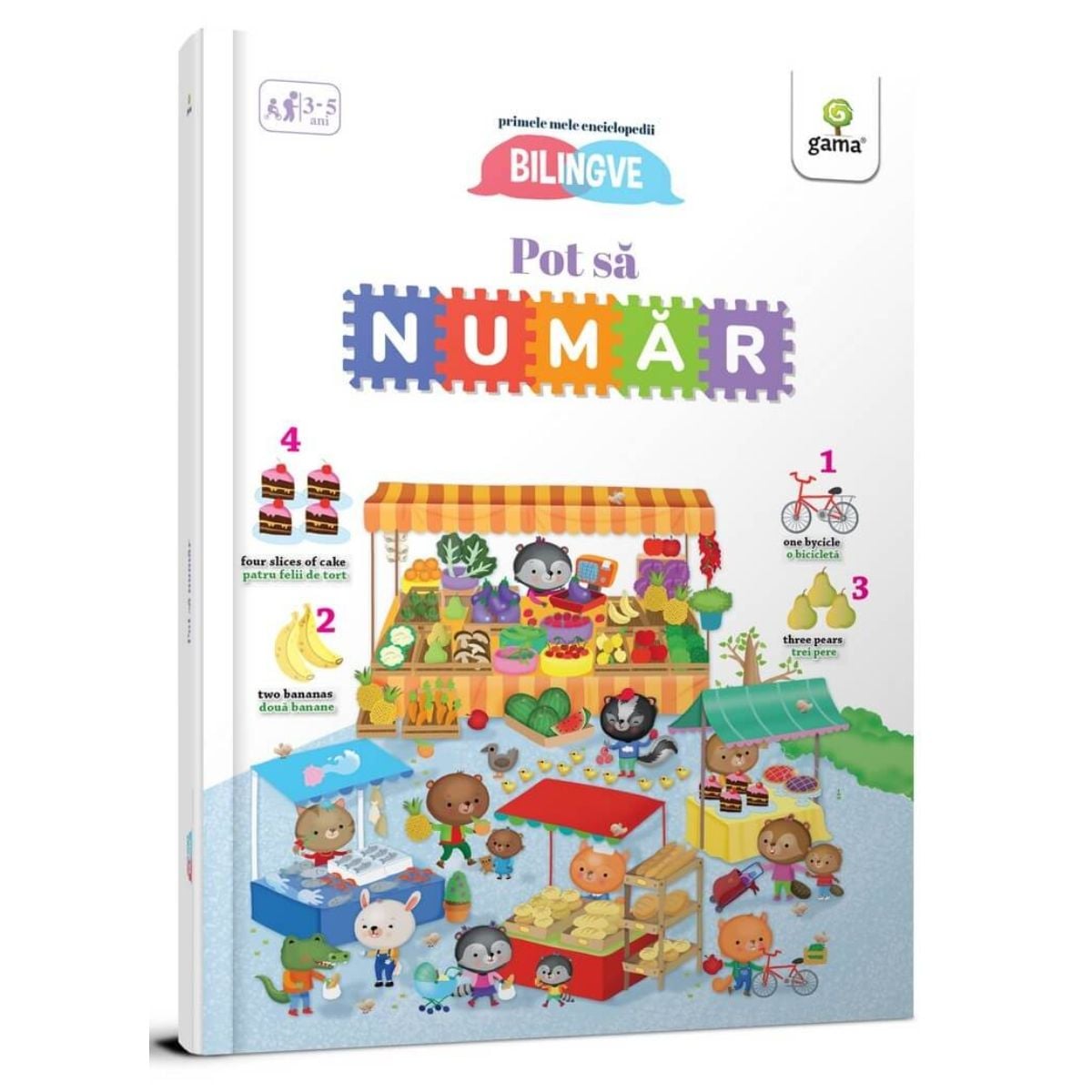 Pot să număr - Gama | Enciclopedie bilingvă educativă