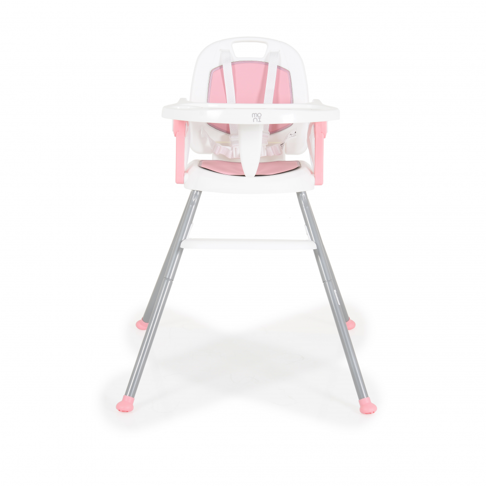 Scaun de masa 2in1 Moni Amaretti Pink, Transformabil - imagine 6