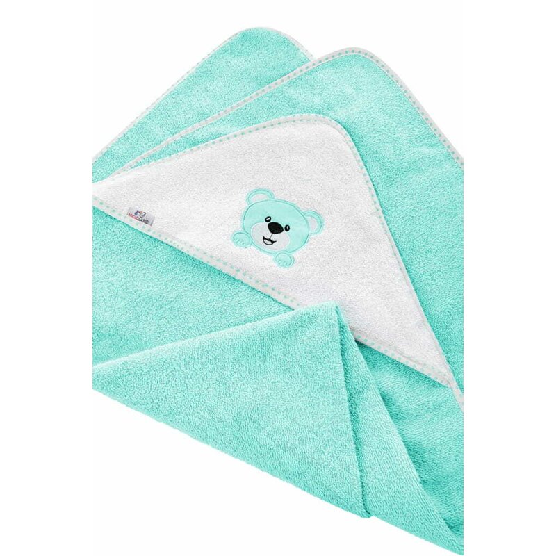 Prosop Bocioland Teddy Bear Turquoise 80x80 cm - imagine 4