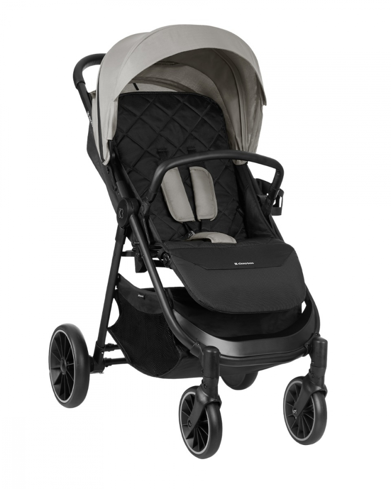 Carucior KikkaBoo Sarah Grey, 0-48 luni, Accesorii Incluse - imagine 6